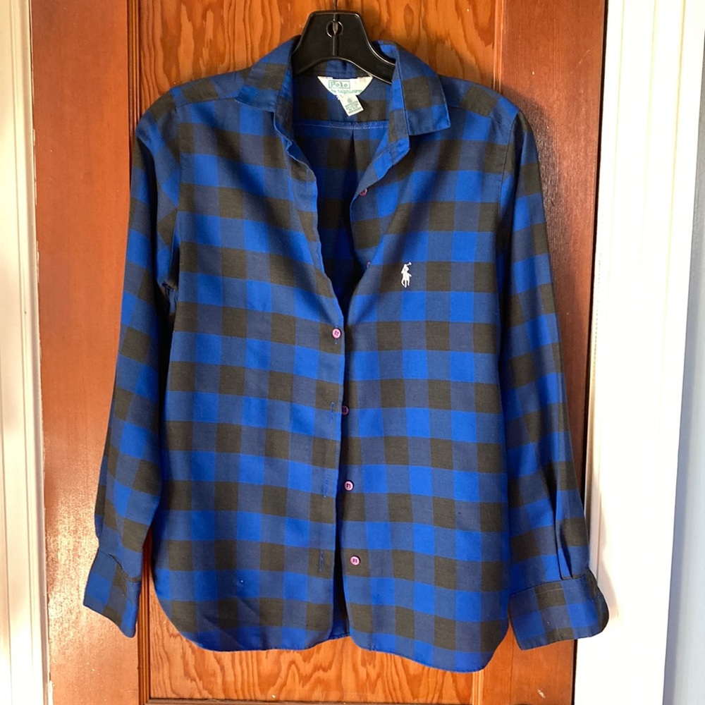 Vintage Button Down Shirt Polo by RL